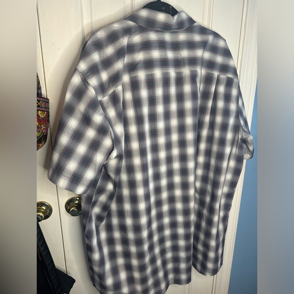 Carhartt NWT Men’s Force Relaxed Fit Short Sleeve Button Front Plaid Shirt - Picture 11 of 14